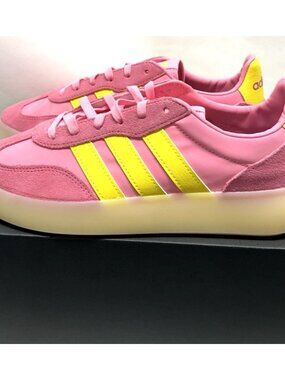 Adidas Barreda Decode JI2325 Women's Size 6.5 Pink Trainers Tennis Shoes